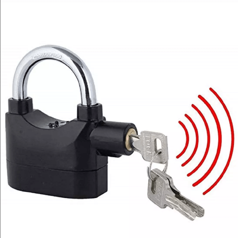 Anti Theft Siren Alarm Padlock with Smart Motion Sensor ALRM LOCK